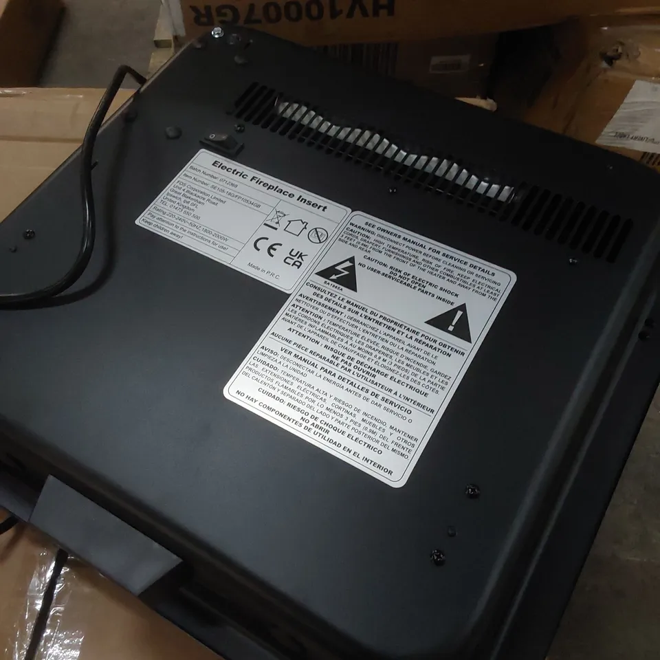 BOXED ELECTRIC FIREPLACE HEATING UNIT INSERT - SE105-18G