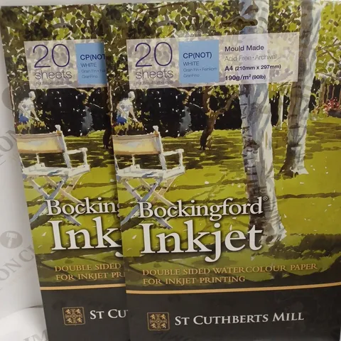 BOCKINGFORD INKJET DOUBLE SIDED WATER COLOUR PAPER FOR INKJET PRINTING