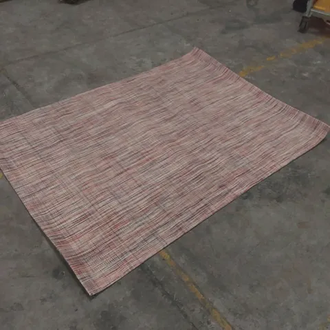 HABA HAMILTON RED 100% PURE WOOL RUG - 120 x 170cm