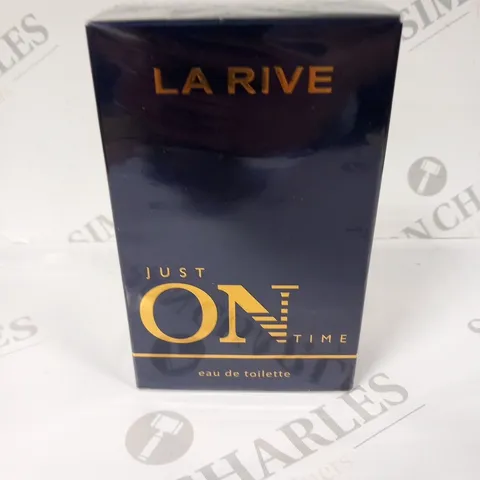 BOXED AND SEALED LA RIVE JUST ON TIME EAU DE TOILETTE 100ML