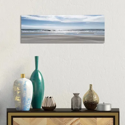 BOXED BEACH BLISS BY RUANE MANNING - WRAPPED CANVAS PANORAMIC PHOTO PRINT (1 BOX)