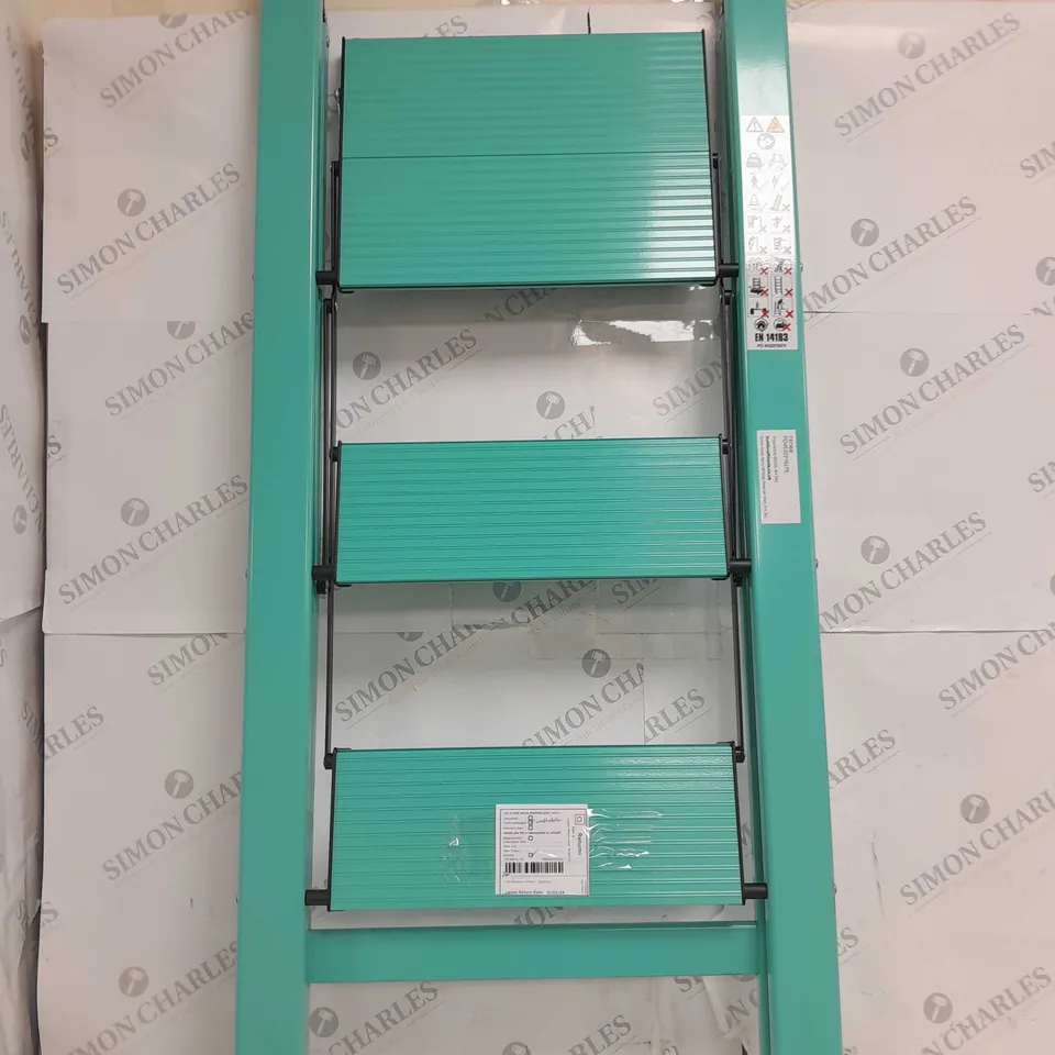 SLIMLINE STEP LADDER TEAL
