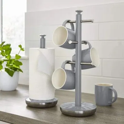 BOXED RETRO STEEL MUG TREE