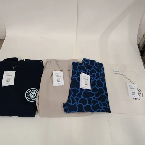 BOX OF MIXED ASSORTMENT OF BRAND NEW BRASS MONKEY CLOTHING ITEMS, INCLUDING - JOGGERS, HOODIES, T-SHIRTS, LEGGINGS - MIXED SIZES APPROXIMATELY 34X ITEMS