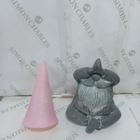 MY GARDEN STORIES SOLAR LED YOGA GNOME - PURPLE