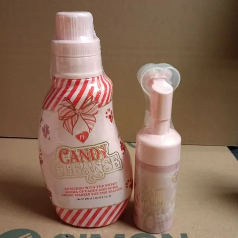 PLOUISE CANDY CLEANSE BATH SOAK 600ML & FLUFFY PANCAKES FOAMING FACIAL CLEANSER 120ML