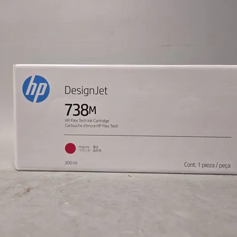 SEALED HP 738M 300-ML MAGENTA DESIGNJET INK CARTRIDGE