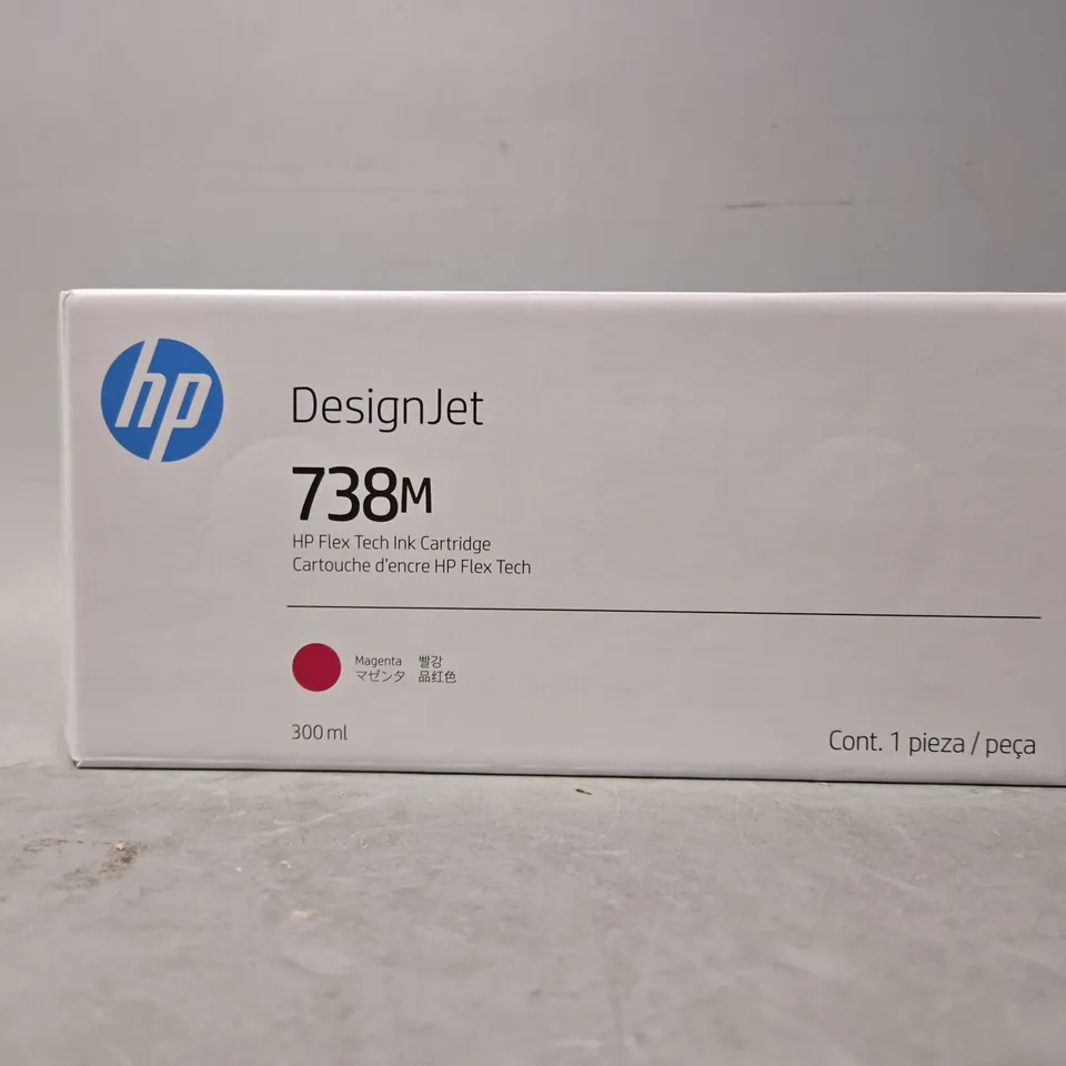 SEALED HP 738M 300-ML MAGENTA DESIGNJET INK CARTRIDGE