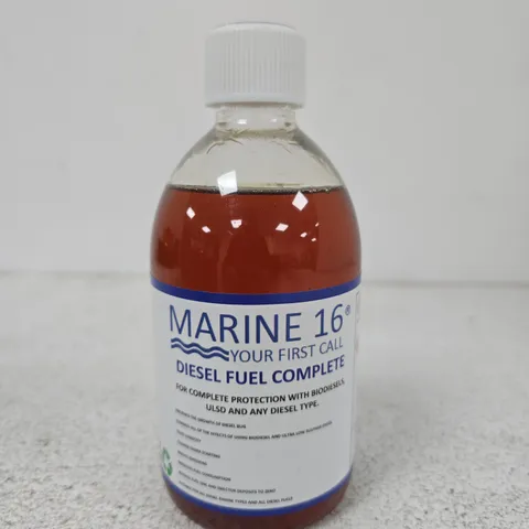 MARINE 16 DIESEL FUEL COMPLETE FUEL ADDITIVE BOTTLE - 500ML