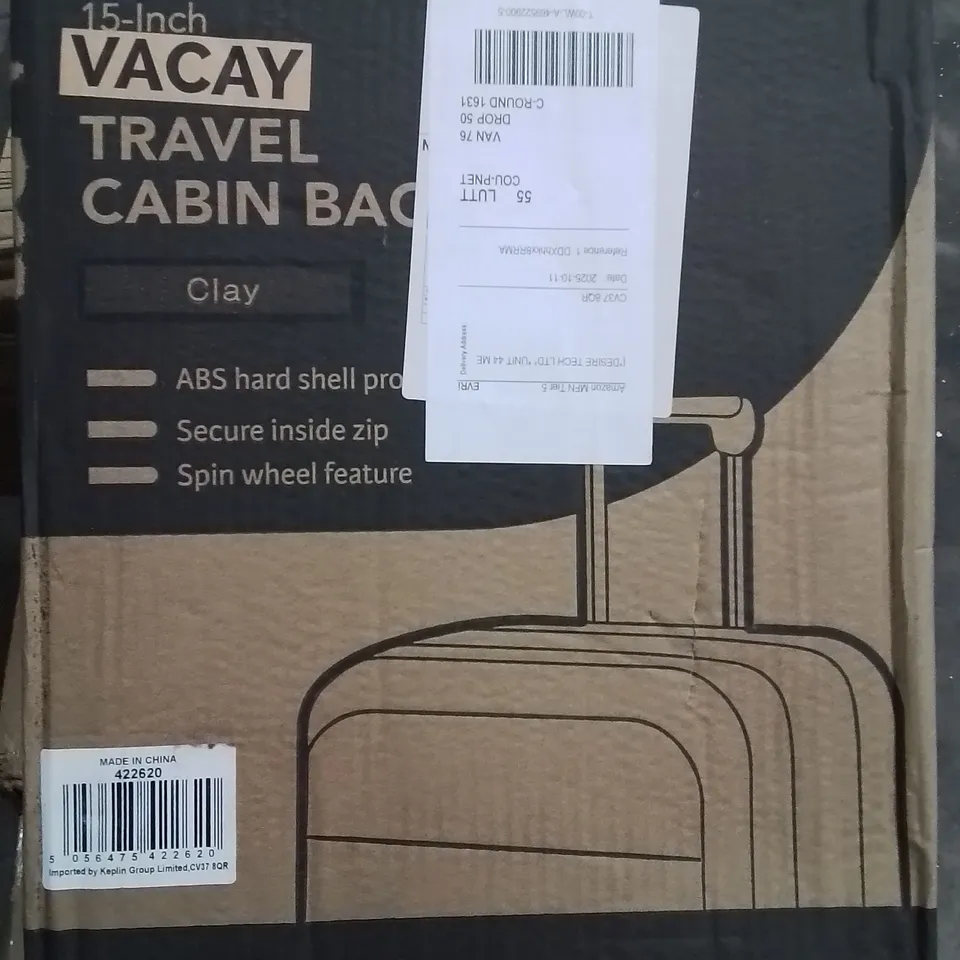 BOXED LUGG VACAY TRAVEL CABIN BAG 