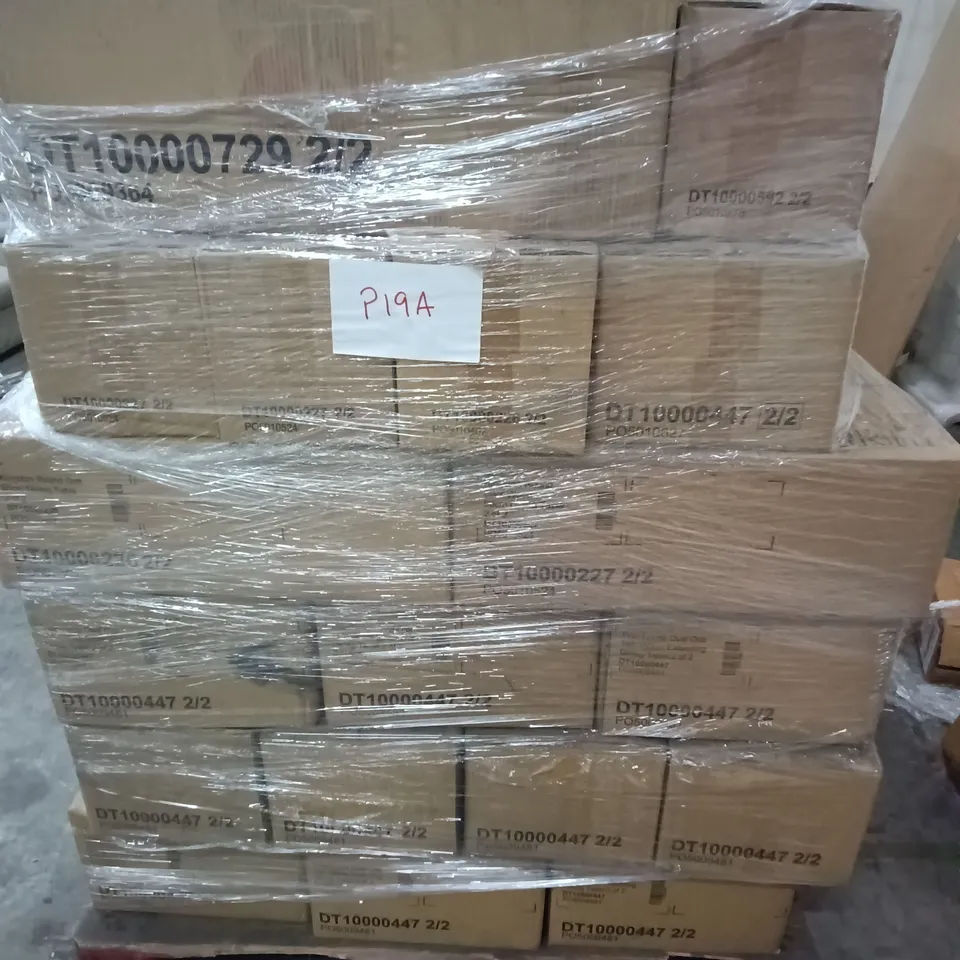 PALLET OF ASSORTED FLAT PACK FURNITURE PARTS 