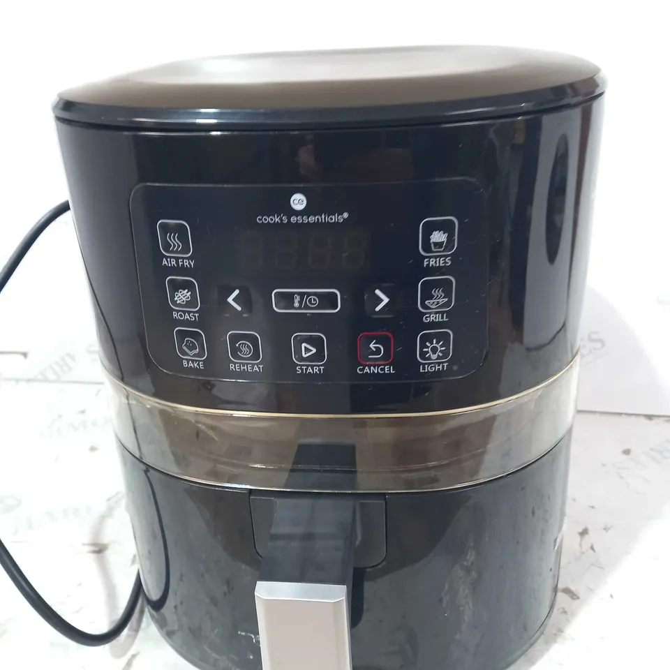 COOK'S ESSENTIALS 4.0L AIR FRYER - BLACK