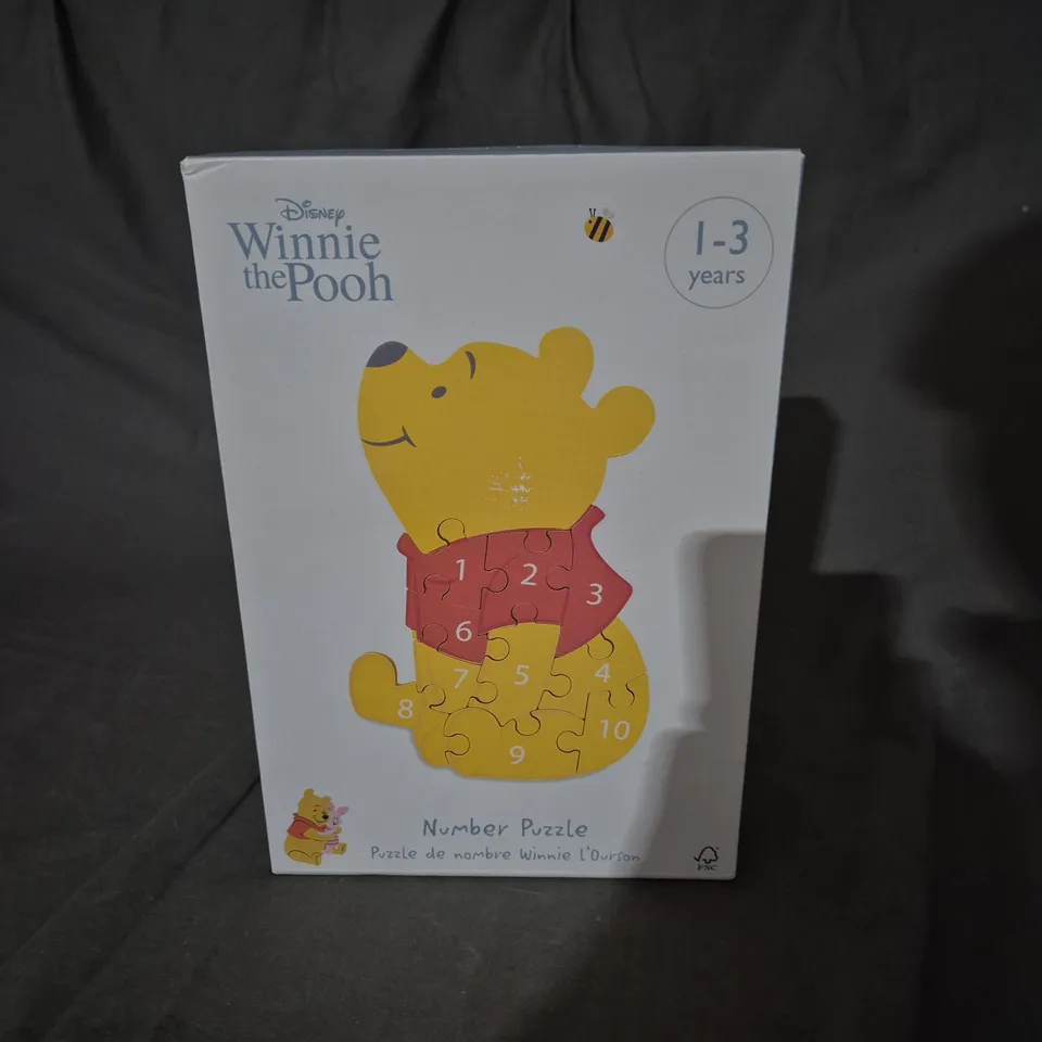 DISNEY WHINNIE THE POOH NUMBER PUZZLE 