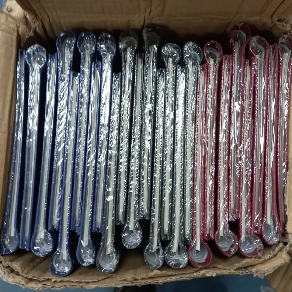 APPROXIMATELY 42 ASSORTED 16  PAGE PHOTO ALBUMS IN VARIOUS COLOURS