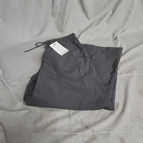 HUSH TECHNICAL MELISSA WIDE LEG CROPPED TROUSERS IN BLACK SIZE 10