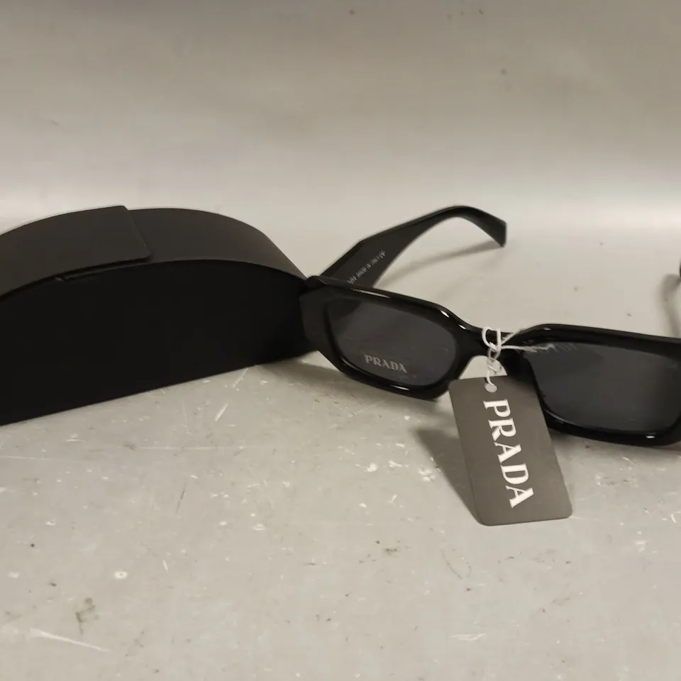 PRADA SYMBOLE BLACK FRAMED SUNGLASSES 