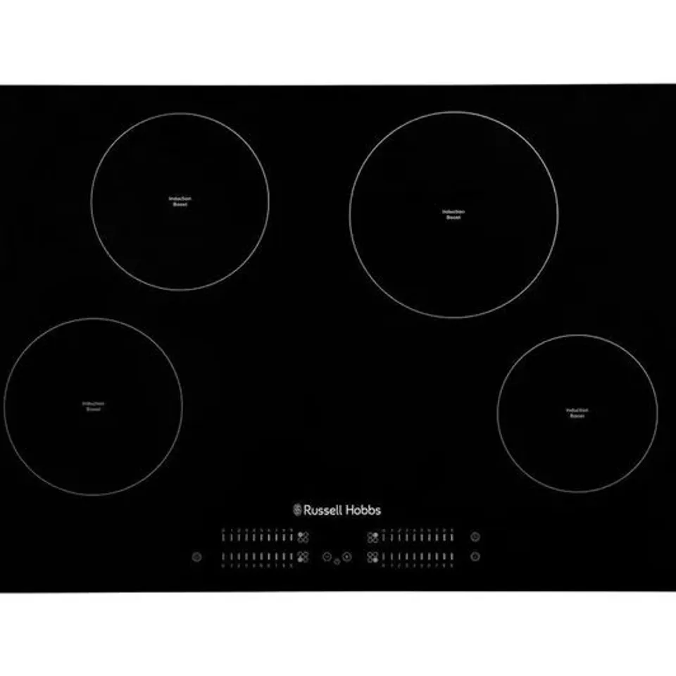 BOXED RUSSELL HOBBS RH77IH413B 77 CM ELECTRIC INDUCTION HOB - BLACK