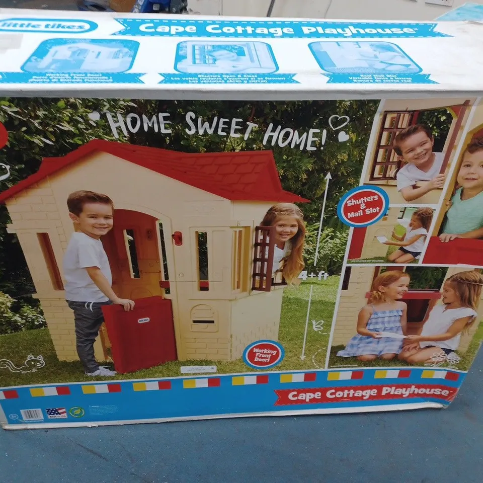 BOXED LITTLE TIKES CAPE COTTAGE PLAYHOUSE - COLLECTION ONLY RRP £139.99