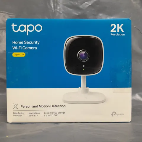 BOXED TAPO 2K RESOLUTION HOME SECURITY WI-FI CAMERA