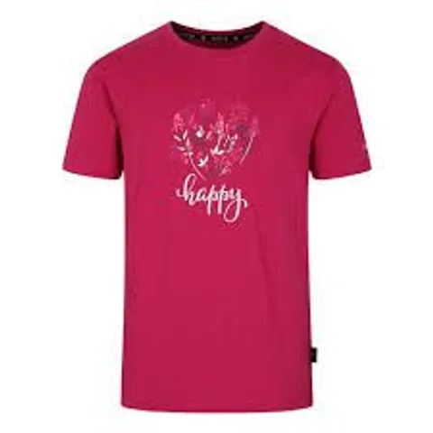 BRAND NEW DARE2BE AMUSE 2 T-SHIRT IN BERRY PINK - UK SIZE 13 YRS
