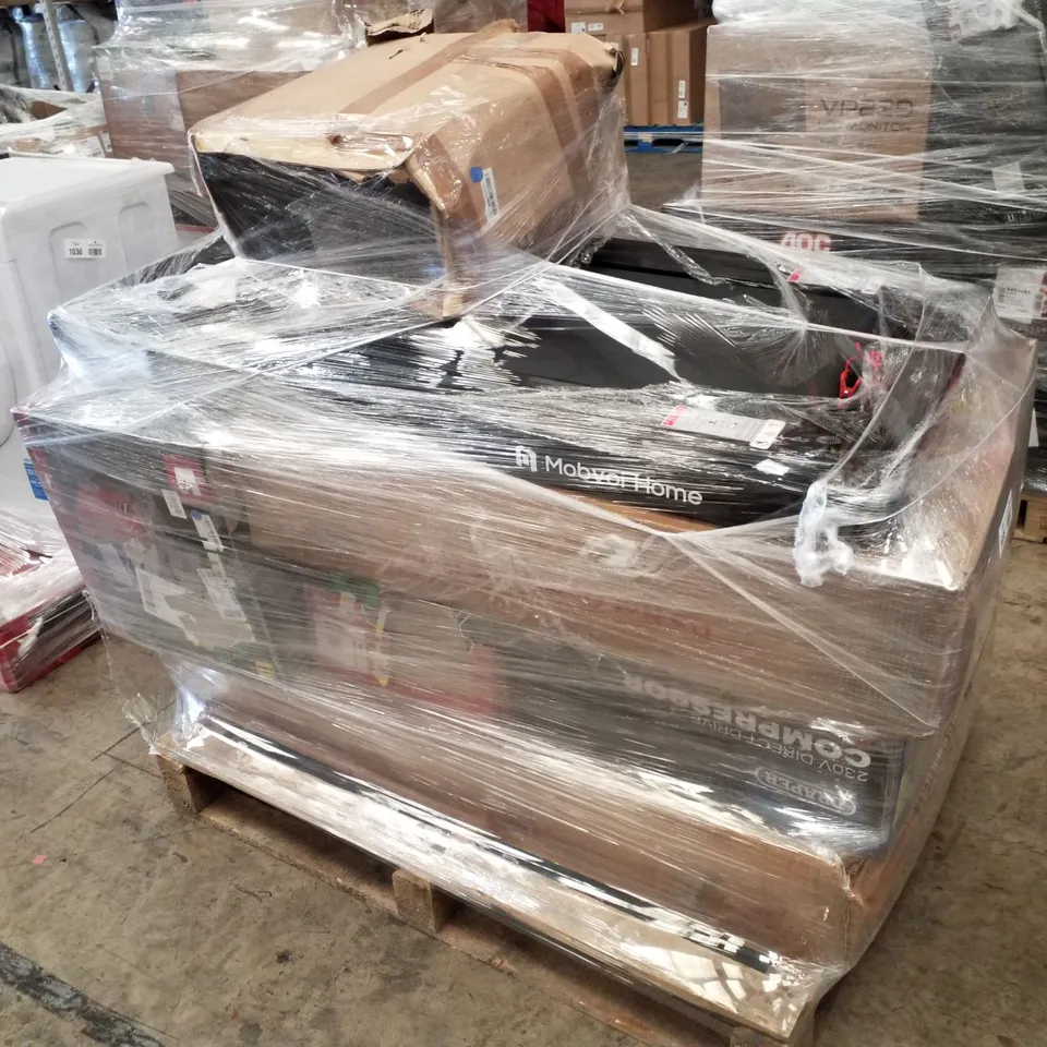 PALLET OF APPROXIMATELY 7 UNPROCESSED RAW RETURN HOUSEHOLD AND ELECTRICAL GOODS TO INCLUDE;
