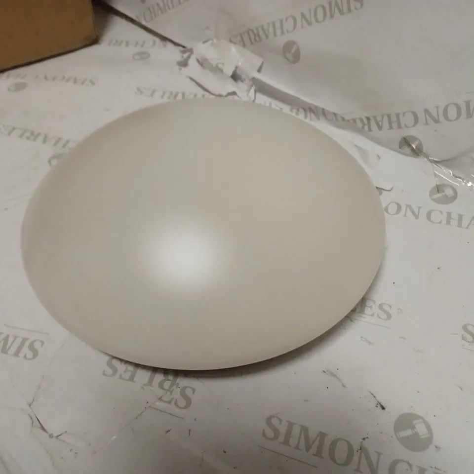 JOHN LEWIS SAINT INTEGRATED LED BATHROOM LIGHT FLUSH ACRYLIC SHADE SATIN WHITE FINISH