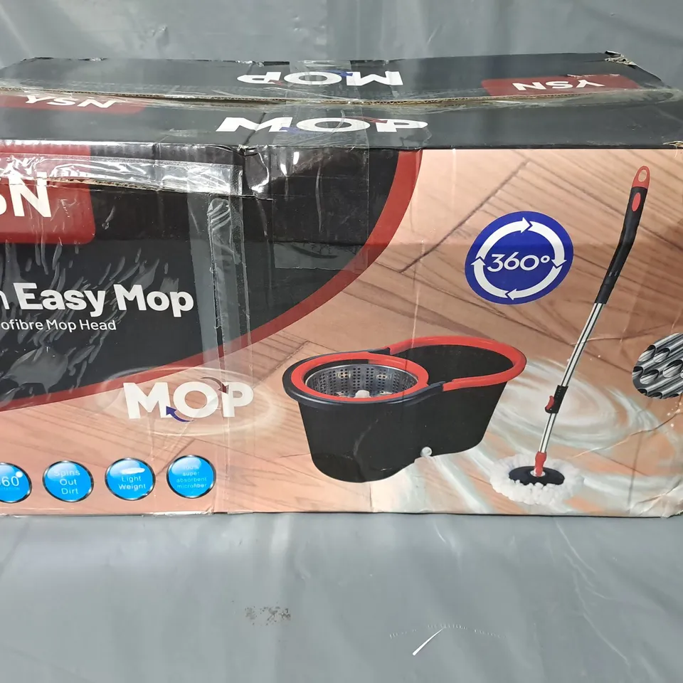 YSN SPIN EASY MOP WITH MICROFIBRE MOP HEAD
