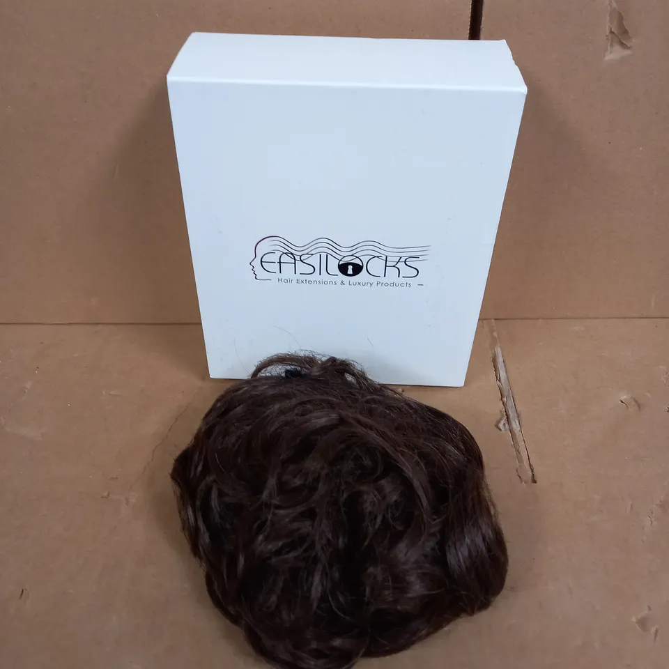EASILOCKS HD FIBRE ELASTICATED SCRUNCHIE BROWN COCOA