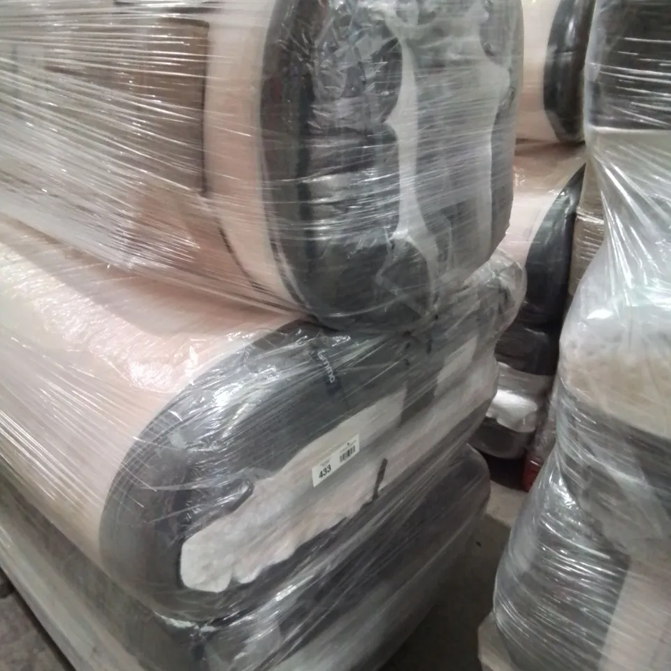 PALLET CONTAINING APPROXIMATELY 3 MATTRESSES (SIZES UNSPECIFIED)