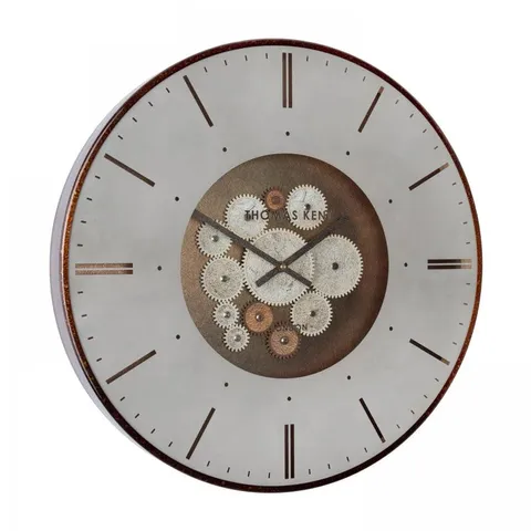 BOXED METAL WALL CLOCK 