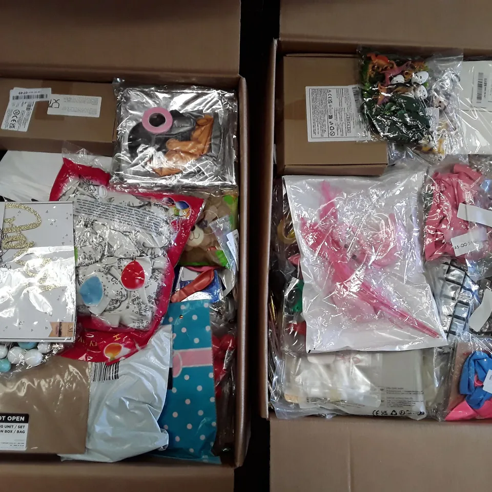 PALLET TO CONTAIN 20 BOXES OF ASSORTED PARTY DECORATIONS AND BALLOONS ECT