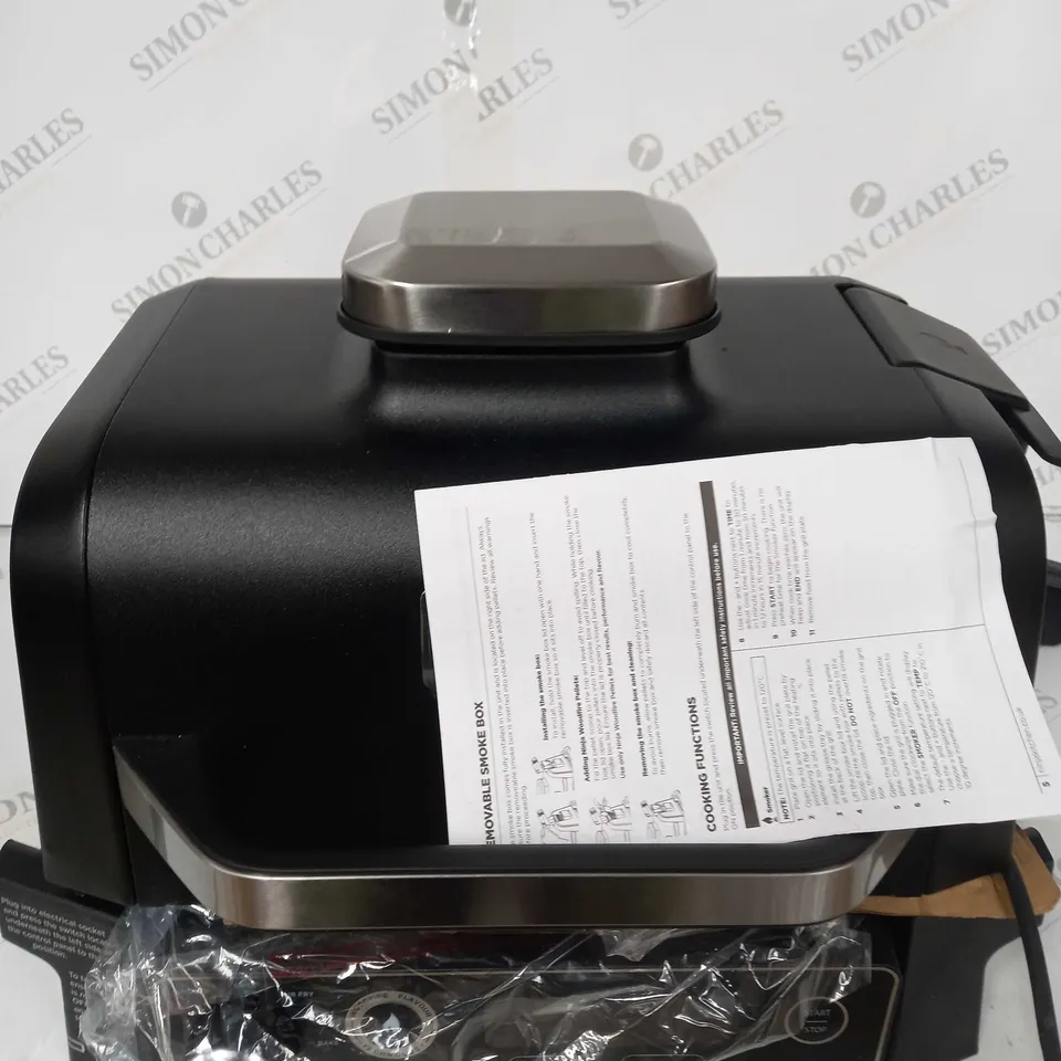 NINJA WOODFIRE ELECTRIC BBQ GRILL & SMOKER WITH AIR FRY FUNCTION OG701UKQ