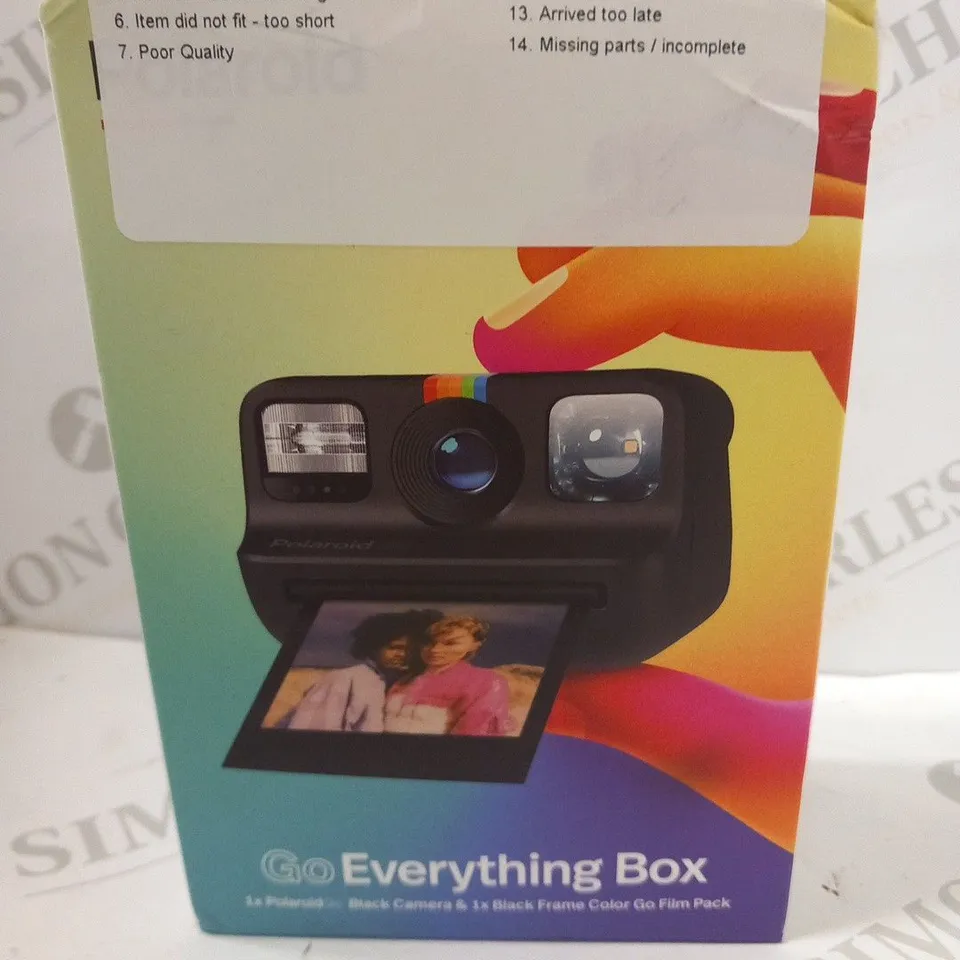 BOXED POLAROID GO EVERYTHING BOX