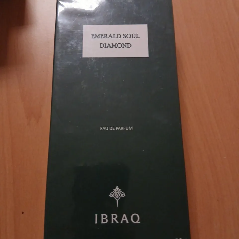 BOXED AND SEALED EMERALD SOULD DIAMOND IBRAQ EAU DE PARFUM 150ML