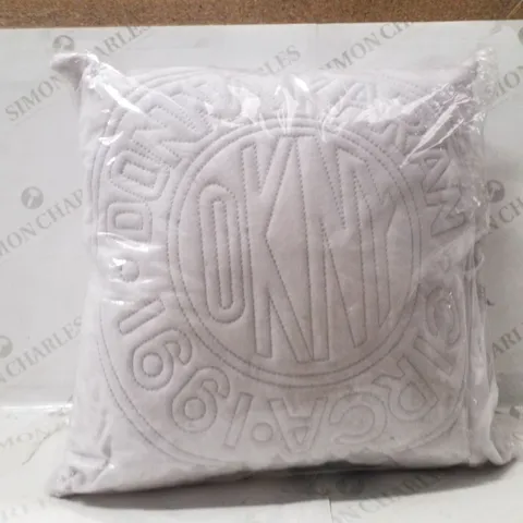 BRAND NEW SEALED CIRCLE LOGO CUSHION WITH FILLING SILVER