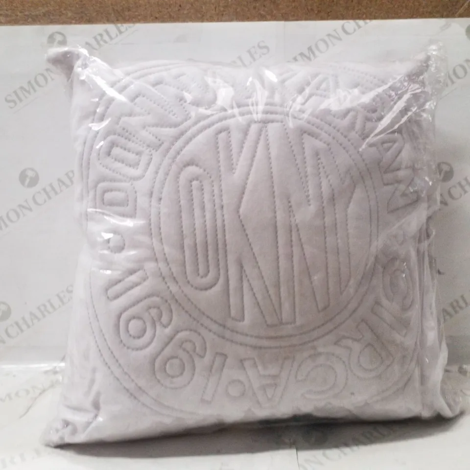 BRAND NEW SEALED CIRCLE LOGO CUSHION WITH FILLING SILVER 