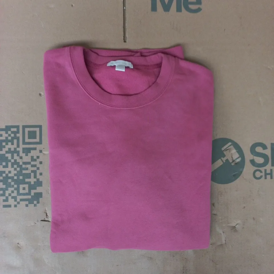 BEYOND YOGA LONG SLEEVE JUMPER IN PINK SIZE LARGE