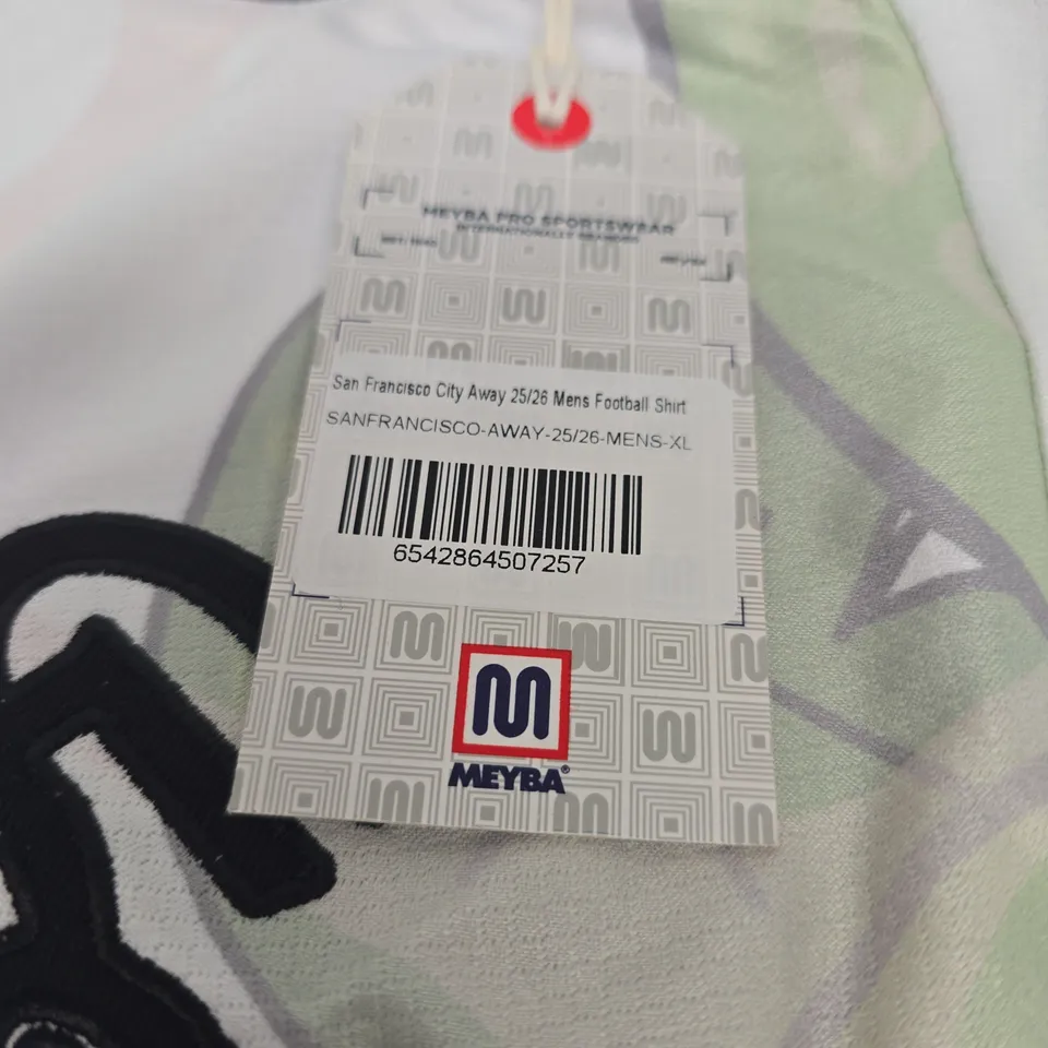 MEYBA SAN FRANCISCO AWAY MENS XL FOOTBALL SHIRT (SEASON 25/26)