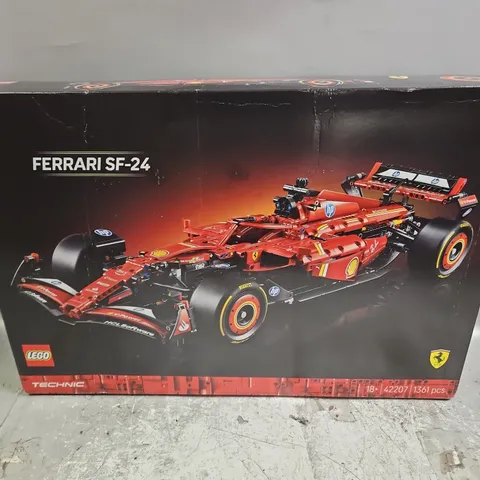 BOXED LEGO TECHNIC FERRARI SF-24 F1 CAR MODEL KIT 42207