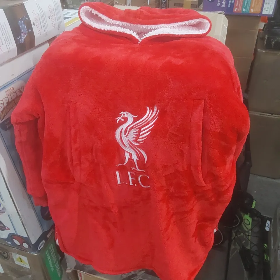 BOXED LIVERPOOL FC LFC WEARABLE FLEECE HOODIE