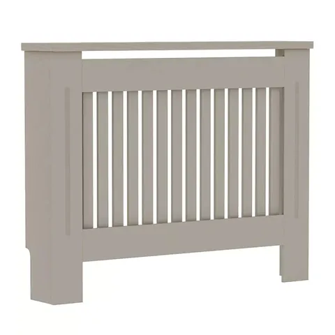 BOXED NEO MEDIUM GREY DECORATIVE WOODEN RADIATOR COVER (1 BOX)