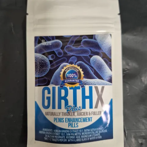 BOX OF APPROXIMATELY 90 PACKS OF CUTS-N-GAINS TABLETS - GIRTHX PLUS (60 TABLETS PER PACK)