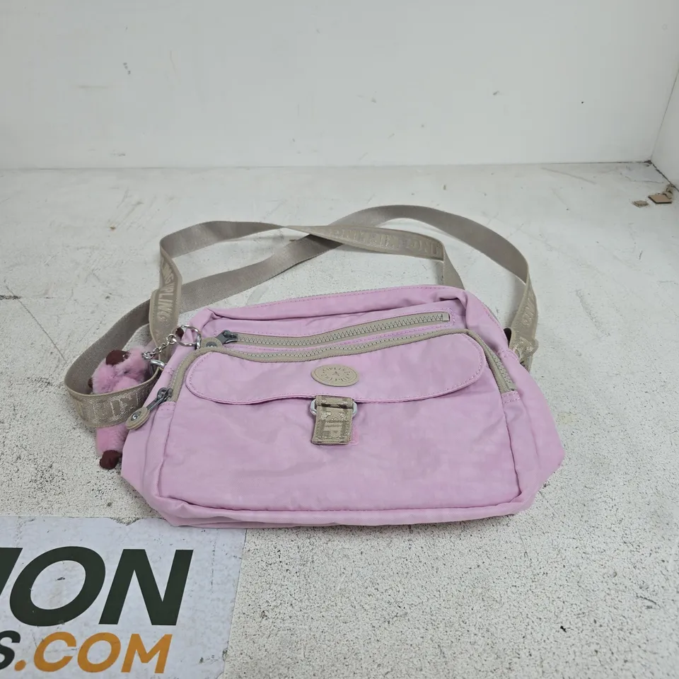 KIPLING DONAVER MEDIUM ZIP TOP CROSSBODY BAG DANCING PINK