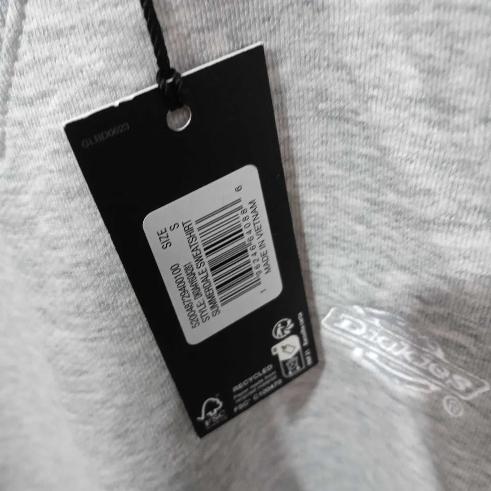 DICKIES GREY SWEATSHIRT – CREWNECK, SIZE S/P