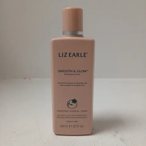 LIZ EARLE SMOOTH & GLOW EXFOLIATING TONIC β 200ML