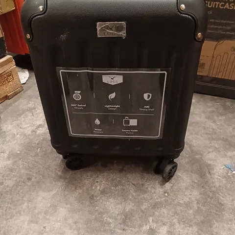 UNBOXED KEPLIN LUGG SMALL SIZE TRAVEL SUITCASE, WITH WHEELS AND BLACK COLOUR 