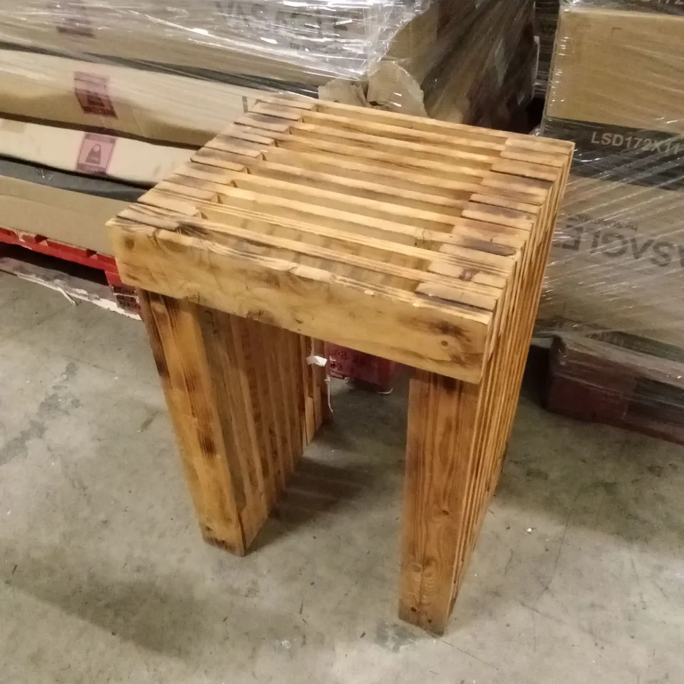 RESTAURANT WOODEN STOOL OR SIDE TABLE