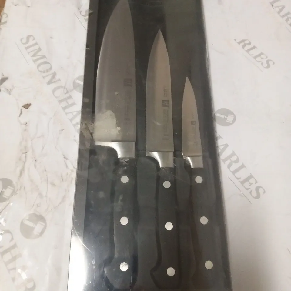 BRAND NEW BOXED ZWILLING PROFESSIONAL "S" 35602-000 SET OF KNIVES