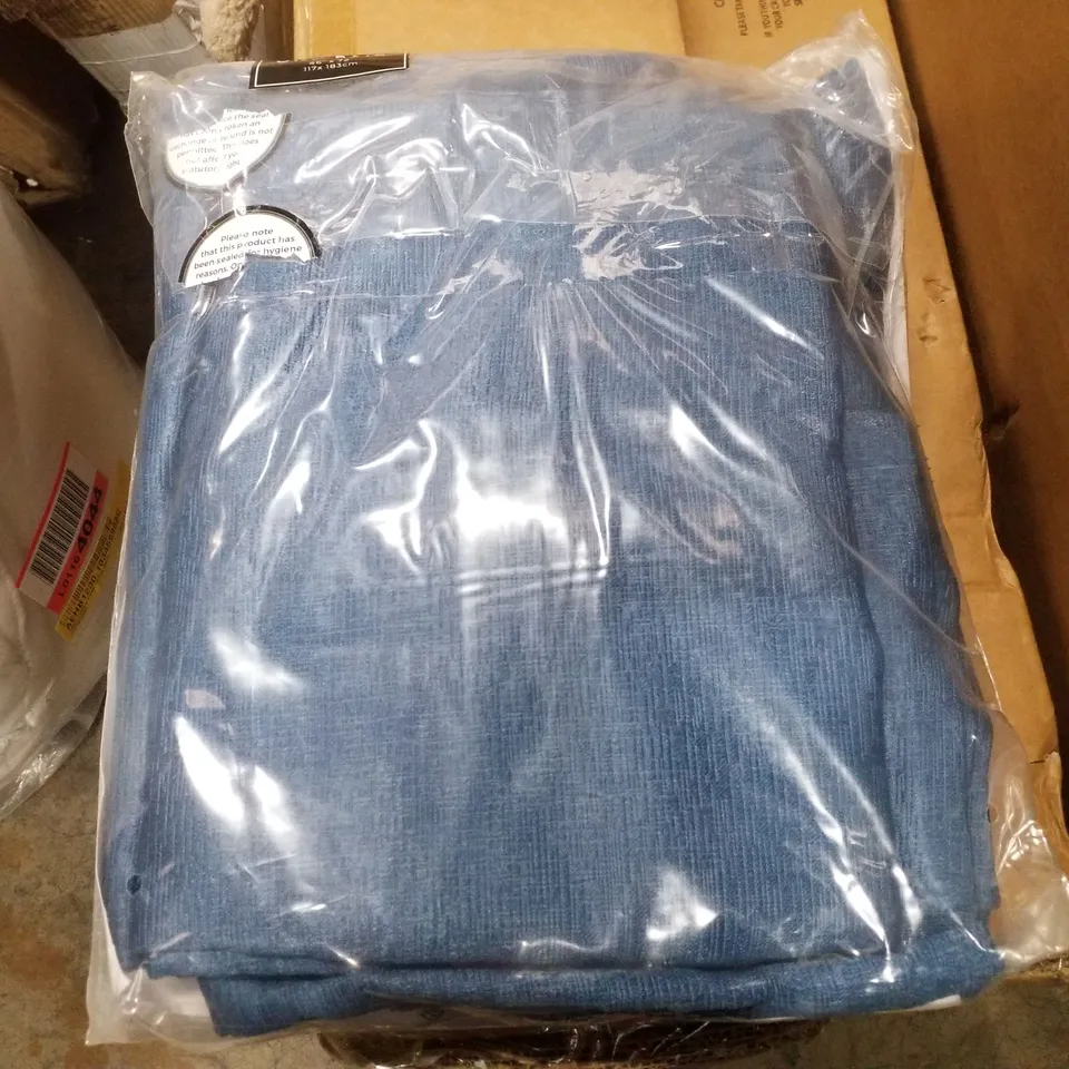 POLYESTER ROOM DARKENING CURTAIN PAIR - 117×183CM