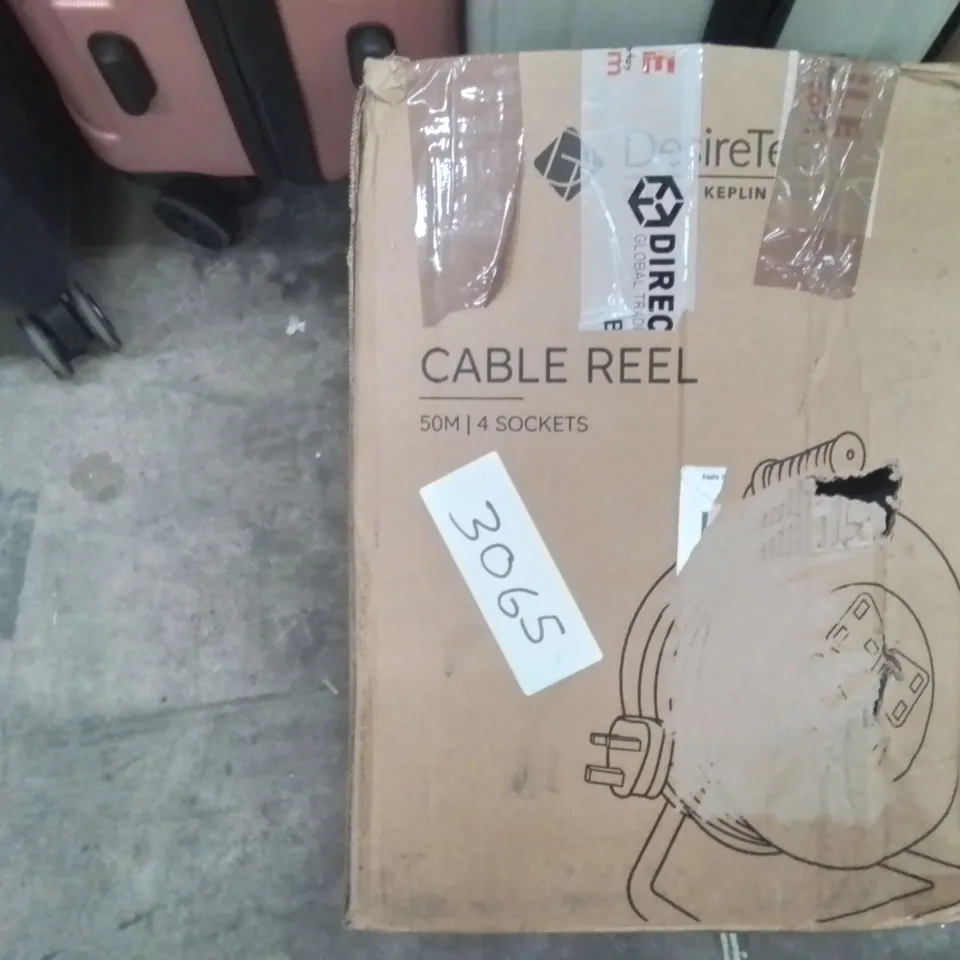 CABLE REEL 50M 4 SOCKETS